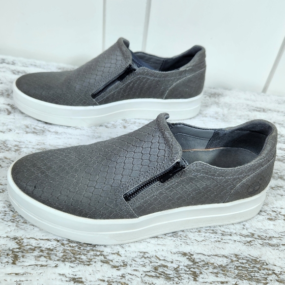 Timberland "Mayliss" Slip-on Snakeskin Gray Grey Sneaker Shoe | Women's Size 9 - Picture 2 of 12